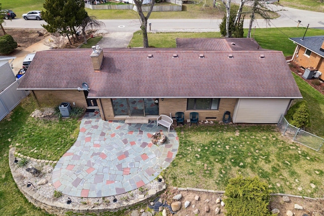 drone / aerial view