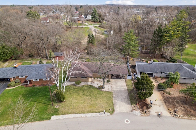 drone / aerial view