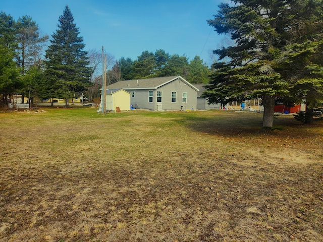 view of yard