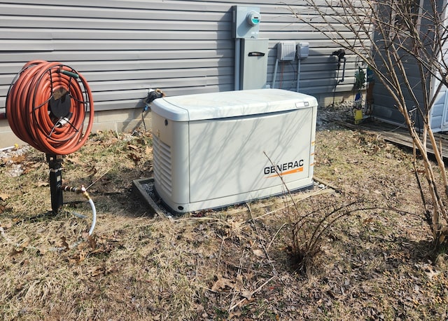 details featuring a power unit and electric meter