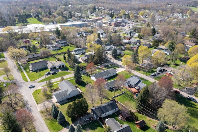 drone / aerial view featuring a residential view