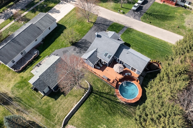 drone / aerial view