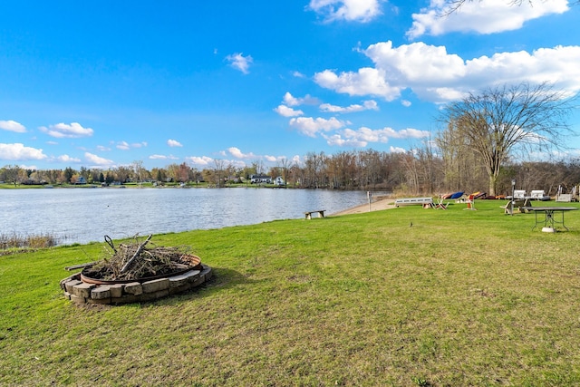 property view of water