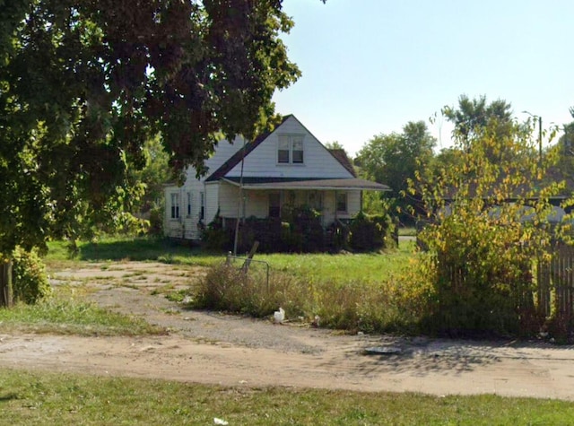 view of bungalow-style home