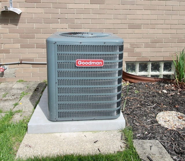 details with central AC unit