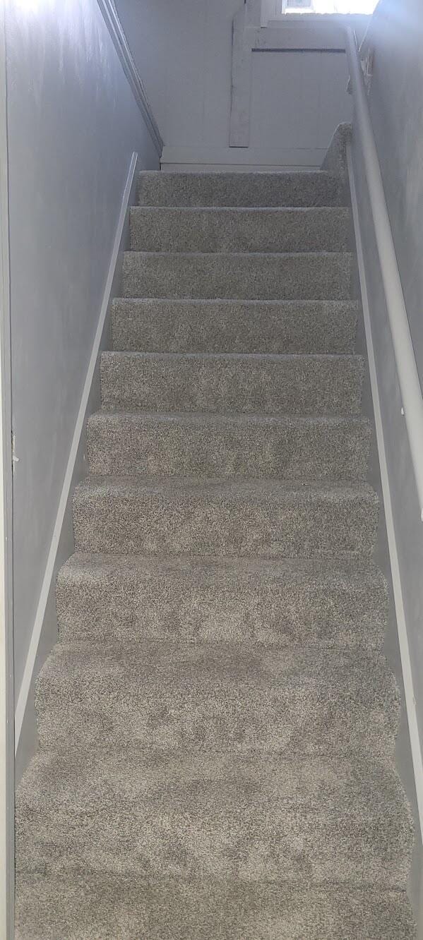 view of stairway