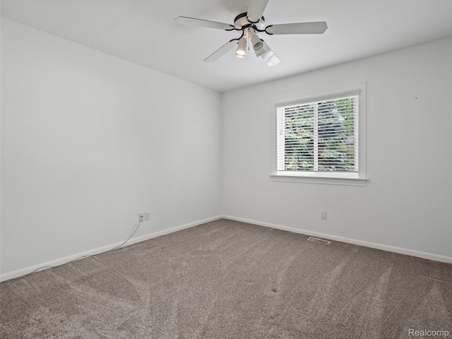 5620 Eastman Blvd, West Bloomfield, MI 48323 - spare room with carpet flooring, baseboards, and a ceiling fan