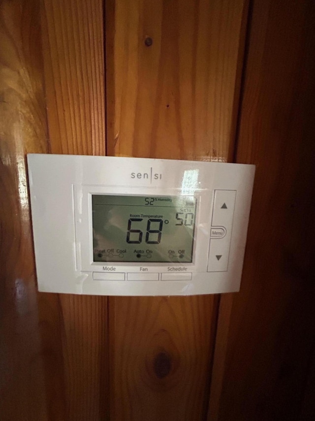 757 E Sidney Rd, Stanton, MI 48888 - room details featuring wood walls
