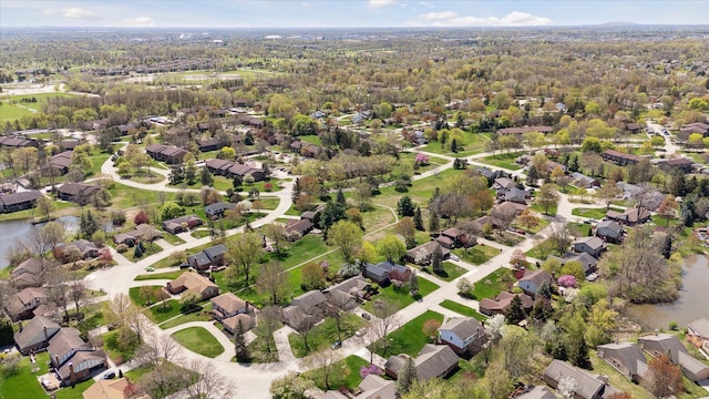 drone / aerial view featuring a residential view