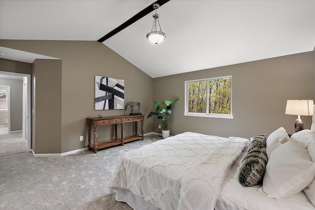 29816 Trailwood Dr, Warren, MI 48092 - bedroom featuring vaulted ceiling, carpet, and baseboards