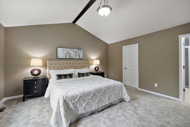 29816 Trailwood Dr, Warren, MI 48092 - bedroom with carpet, vaulted ceiling, and baseboards