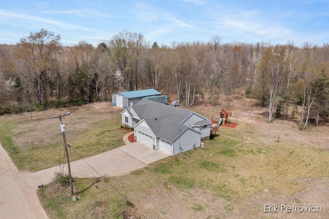581 Cumings Ct NW, Sparta, MI 49345 - bird's eye view with a view of trees