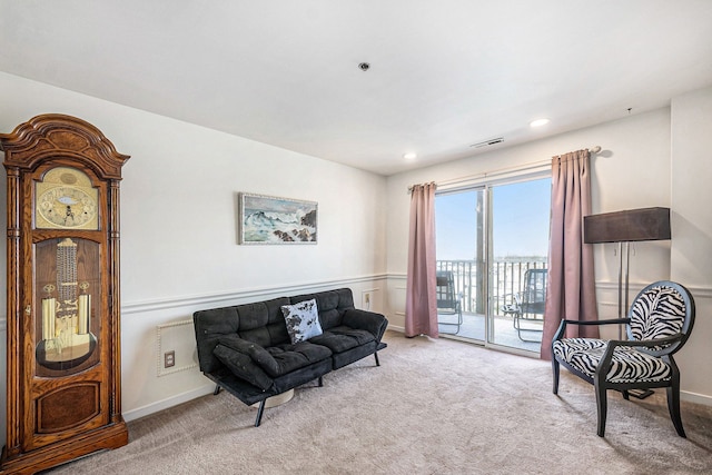 37510 Jefferson Ave Unit 203, Harrison Township, MI 48045 - living area with carpet flooring and recessed lighting
