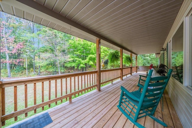 4335 Kings Corner Rd, Glennie, MI 48737 - view of deck