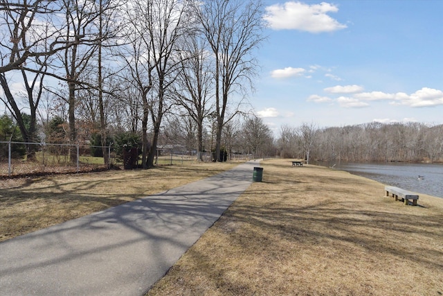 711 Sylvanwood Dr, Troy, MI 48085 - view of street featuring a water view and a wooded view