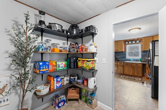 8119 N Dort Hwy, Mount Morris, MI 48458 - storage area featuring a sink