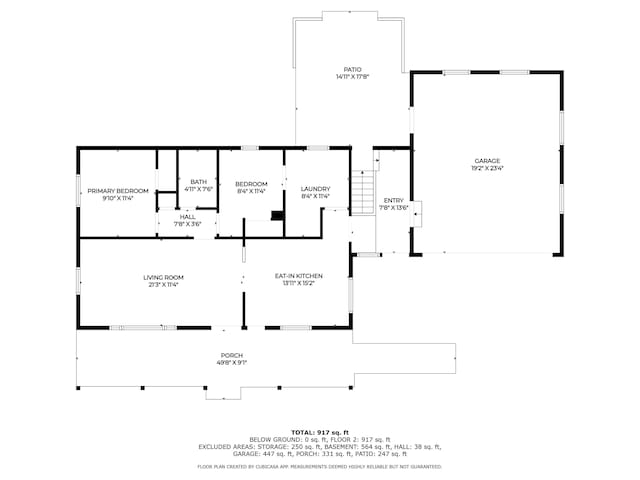 8531 S Waldron Rd, Pittsford, MI 49271 - floor plan