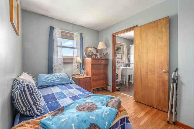 8531 S Waldron Rd, Pittsford, MI 49271 - bedroom with wood-type flooring