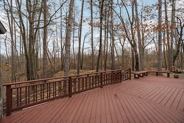 view of deck