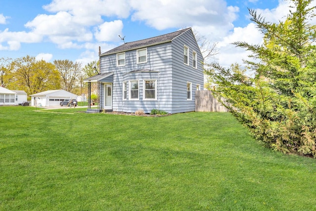 2408 Cobb Rd, Jackson, MI 49203 - back of property with a garage