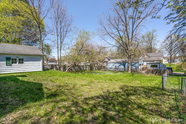 729 E Madison St, Hastings, MI 49058 - view of yard with a fenced backyard