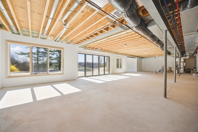 view of basement
