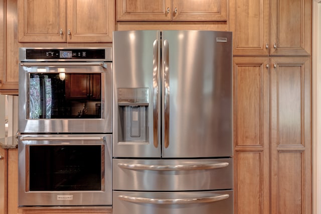 kitchen featuring appliances with stainless steel finishes