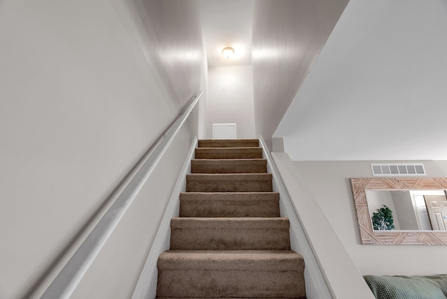 stairs with visible vents