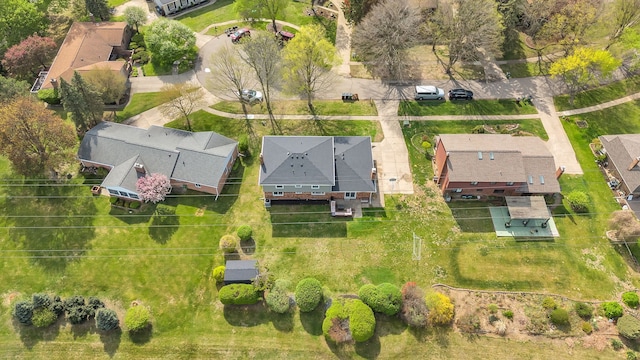 birds eye view of property featuring a residential view