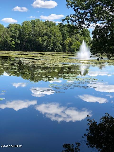 view of water feature with a wooded view