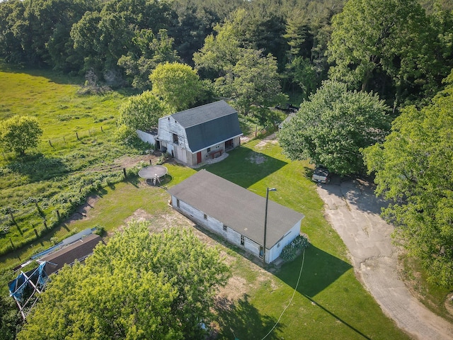 50002 M 51 N, Dowagiac, MI 49047 - birds eye view of property with a forest view