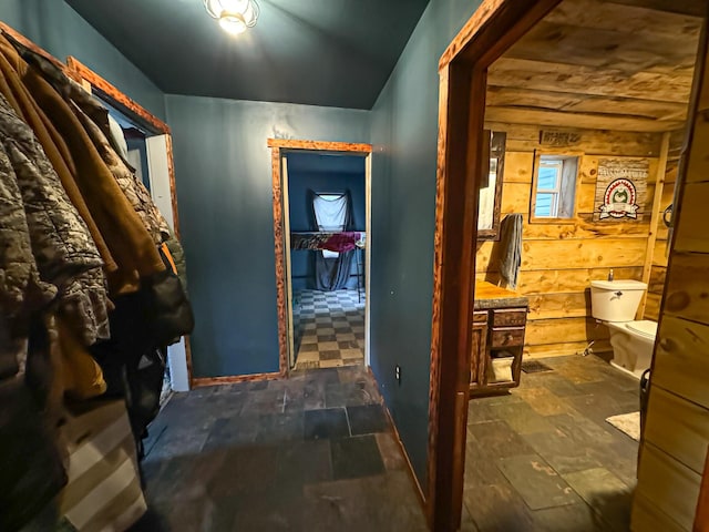 50002 M 51 N, Dowagiac, MI 49047 - bathroom featuring toilet and stone finish floor