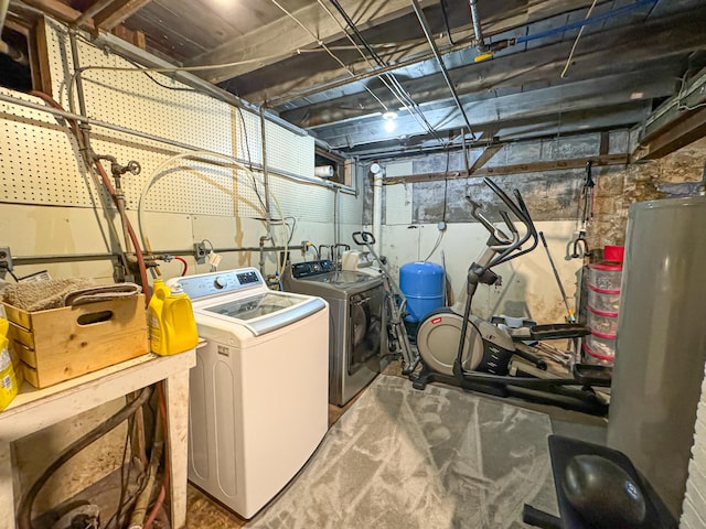 50002 M 51 N, Dowagiac, MI 49047 - washroom featuring washing machine and clothes dryer and laundry area