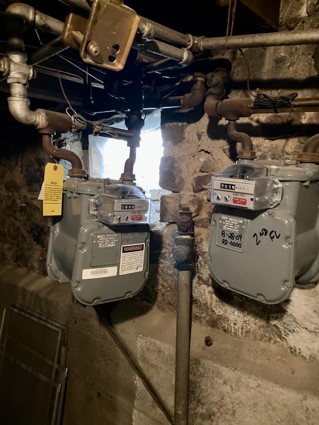 view of utility room