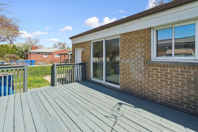 view of deck