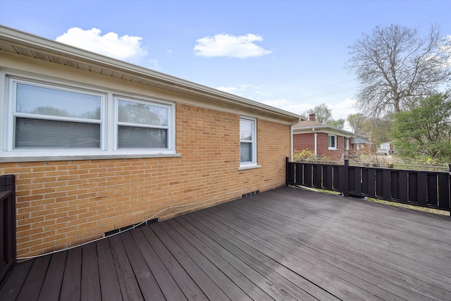 9119 Seminole, Redford, MI 48239 - view of wooden terrace