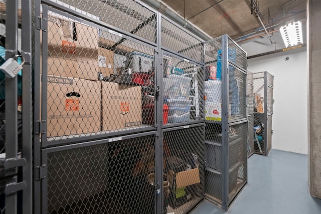 view of storage