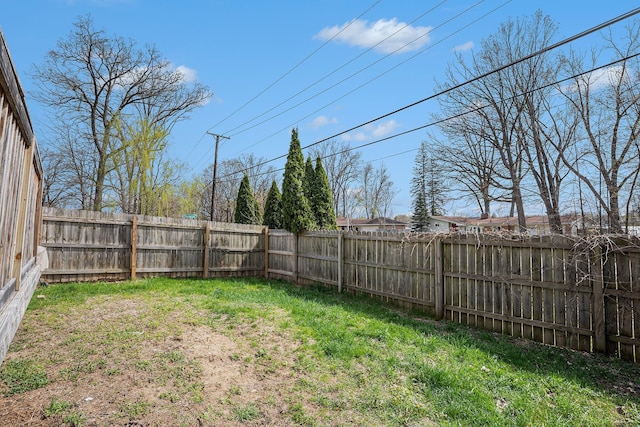5184 Denwood St, Waterford, MI 48327 - view of yard with a fenced backyard