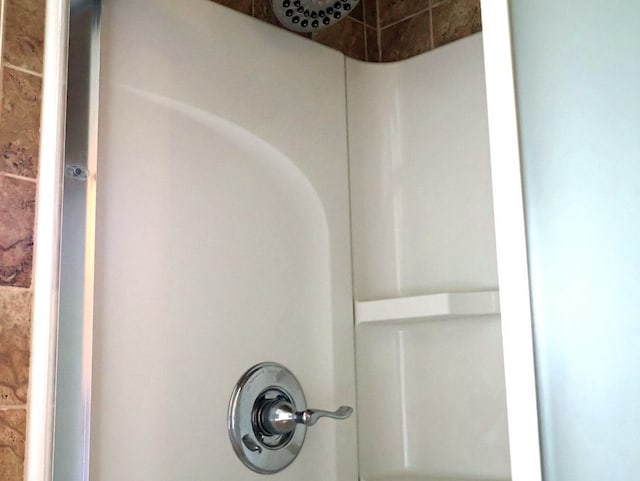 details with a shower