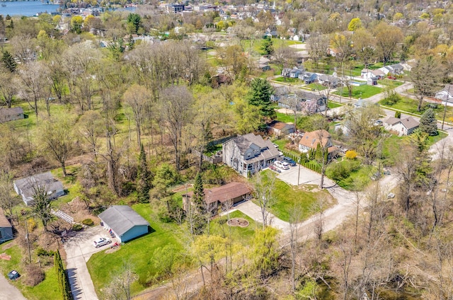 bird's eye view featuring a residential view