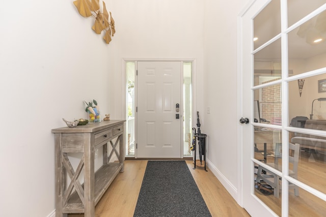 3941 Steamboat Ct, Ann Arbor, MI 48108 - entryway with baseboards and light wood-type flooring