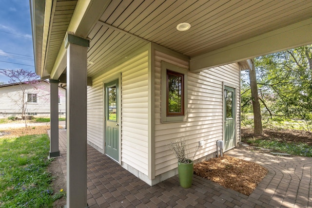 view of property exterior