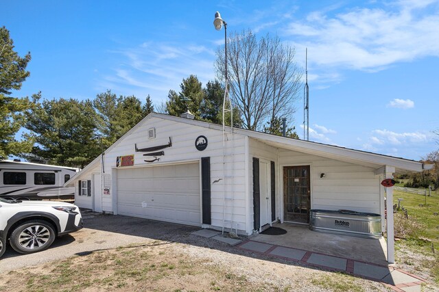 3121 Grace Rd, Frankfort, MI 49635 - view of garage