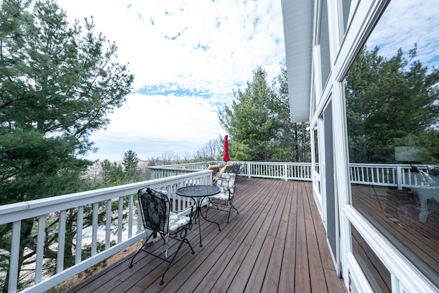 view of deck