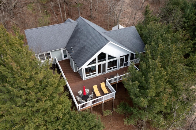 aerial view