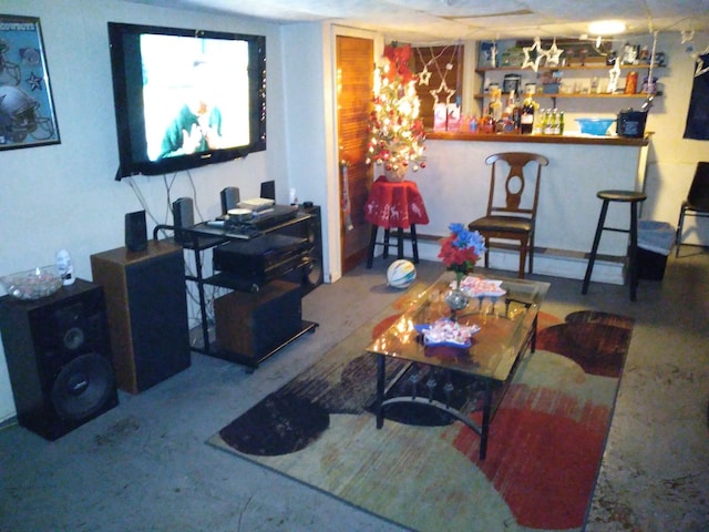 view of living area