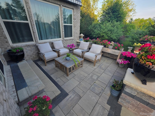 3125 Fortune Ln, Commerce Twp, MI 48390 - view of patio featuring an outdoor living space