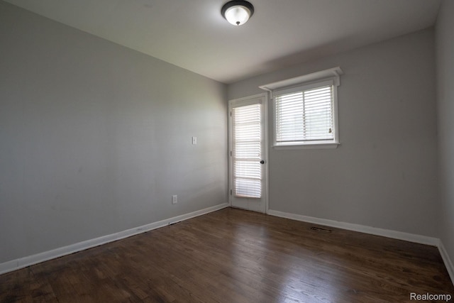 31825 Eveningside, Fraser, MI 48026 - spare room with baseboards and wood finished floors
