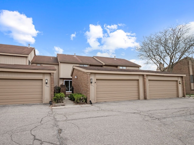 multi unit property featuring community garages
