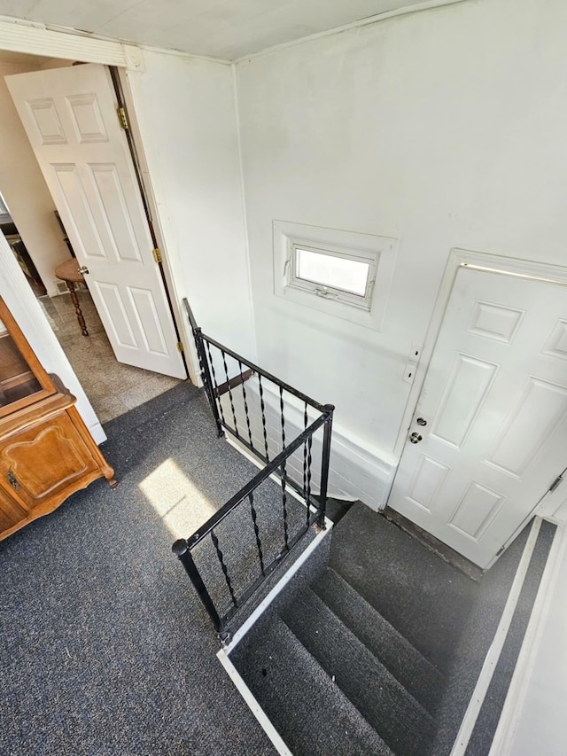 4010 Stolzenfeld Ave, Warren, MI 48091 - staircase featuring carpet
